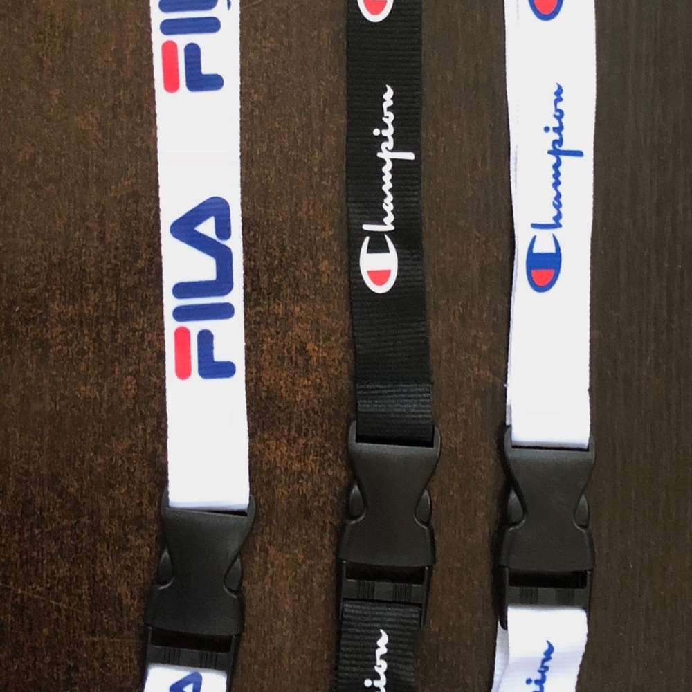 Fila and champion lanyards- choose color